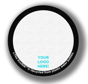 3" x 3" Custom Blank Canvas Circle EcoStiks Patches