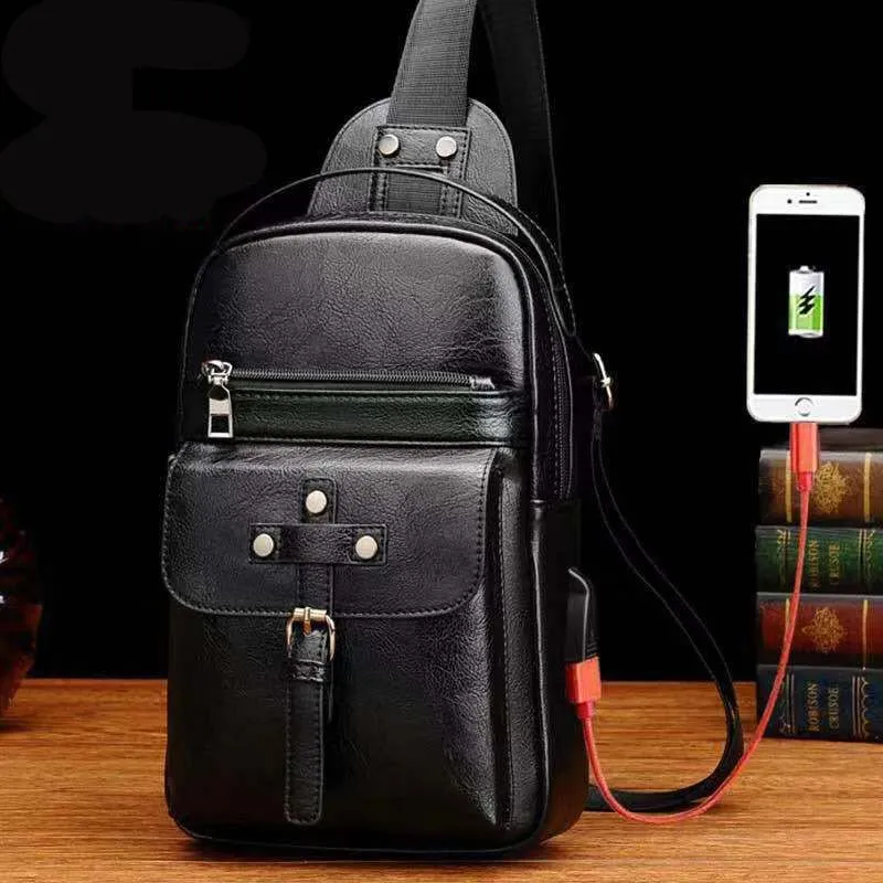 Backpack Waist Shoulder bag compatible with Ebook, Tablet and for INFINIX SMART 3 (2019) - Black