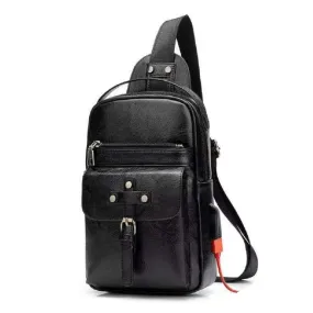Backpack Waist Shoulder bag compatible with Ebook, Tablet and for INFINIX SMART 3 (2019) - Black