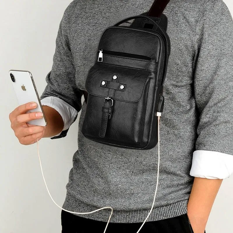 Backpack Waist Shoulder bag compatible with Ebook, Tablet and for Infinix Smart 4 (2019) - Black