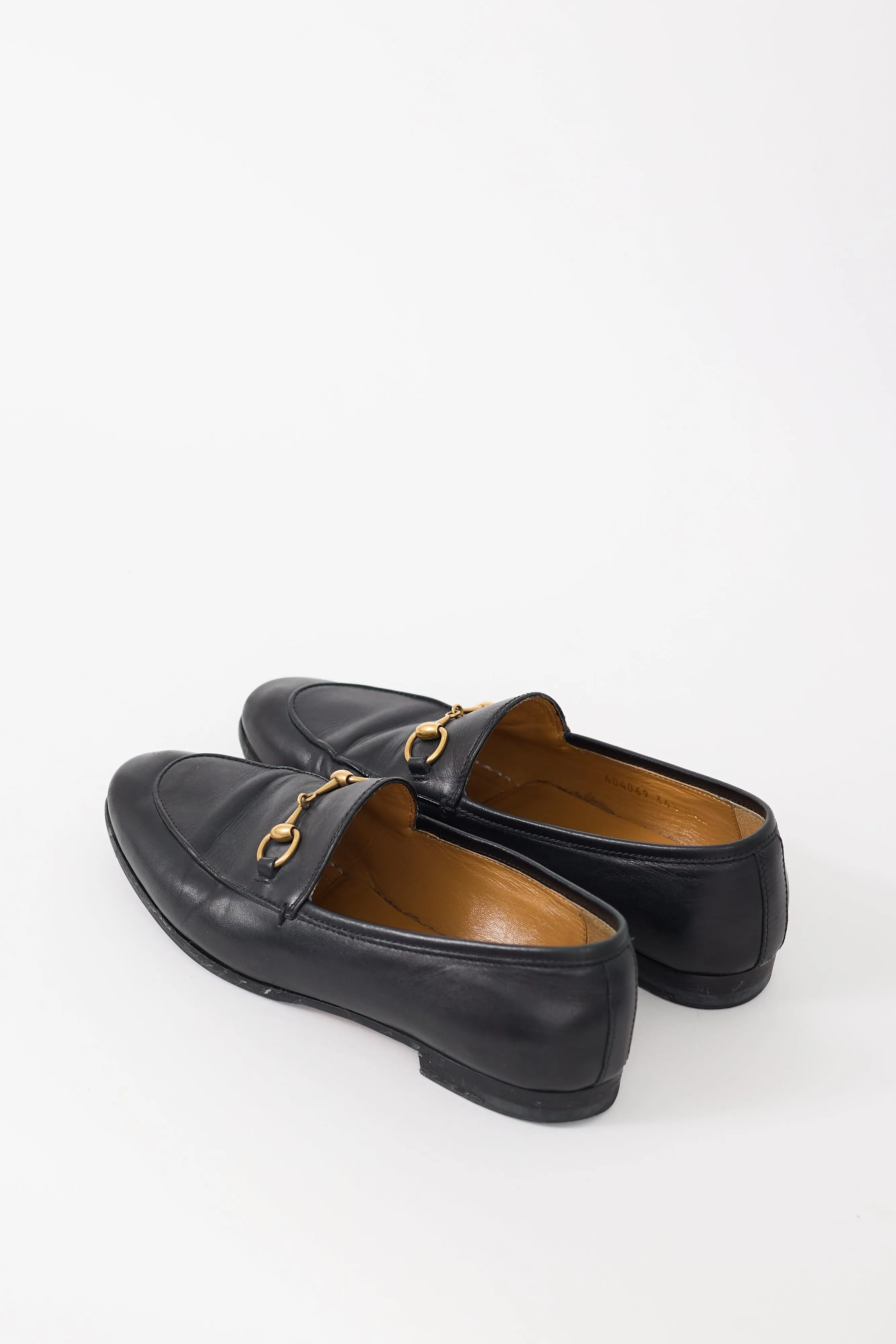 Black Leather Jordaan Loafer