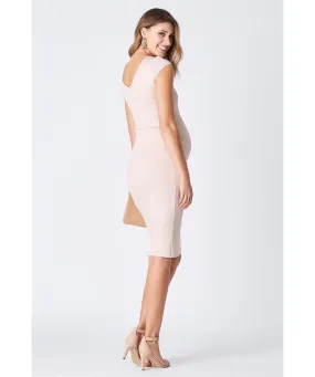 Catia Ponte Gather Dress - Nude
