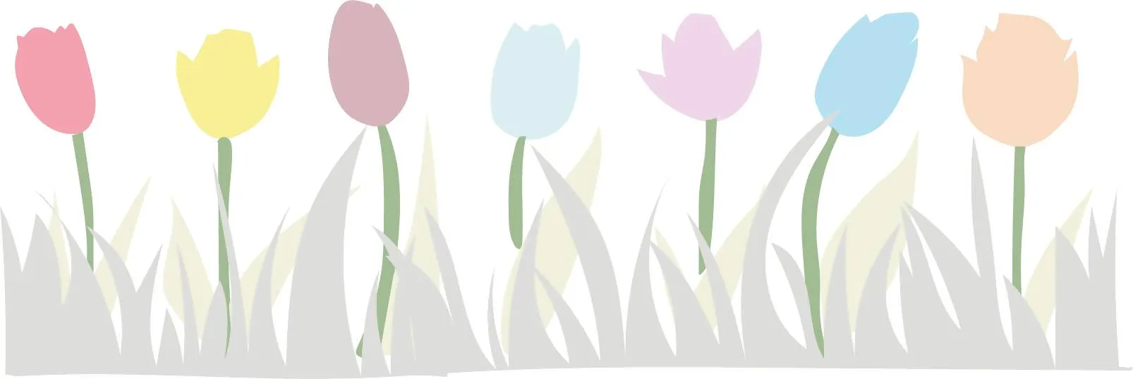Colorful Grass and Flowers