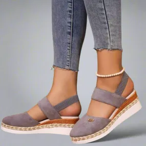 Gitta | Plus-Size Wedge Sandals for Women  Comfortable and Versatile