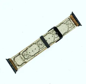 iwatch Gucci Brown band with Buckle (Small)