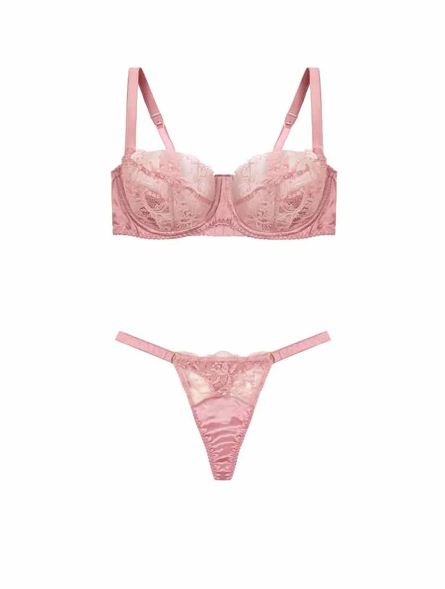 Lyla Balcony Bra & Strap Thong