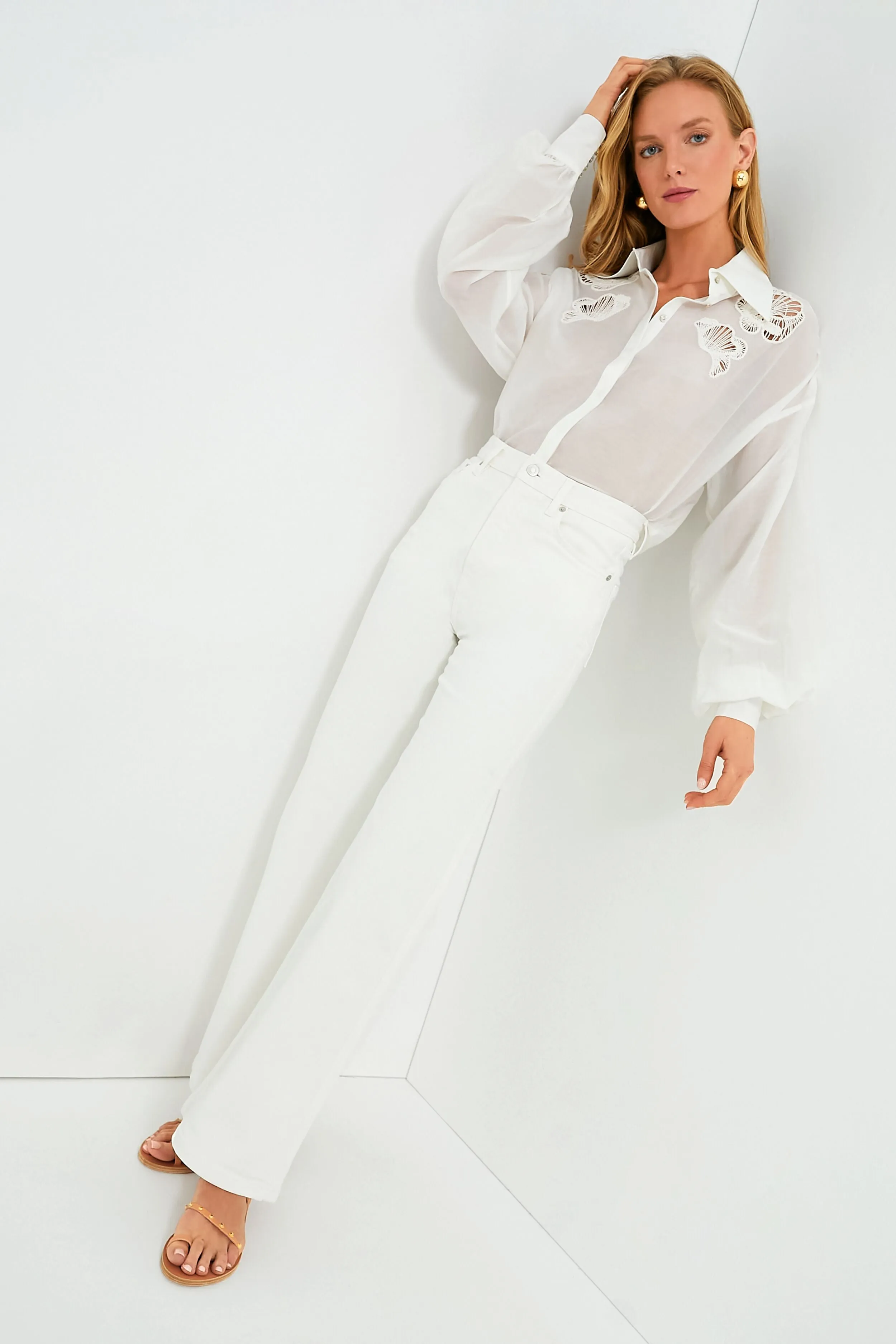 Natural White Trevi Jeans