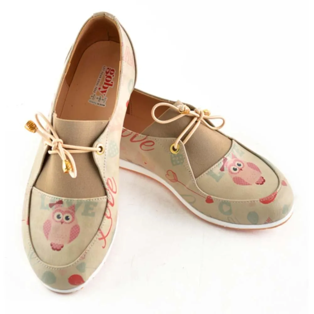 Owl and Love Ballerinas Shoes OMR7309