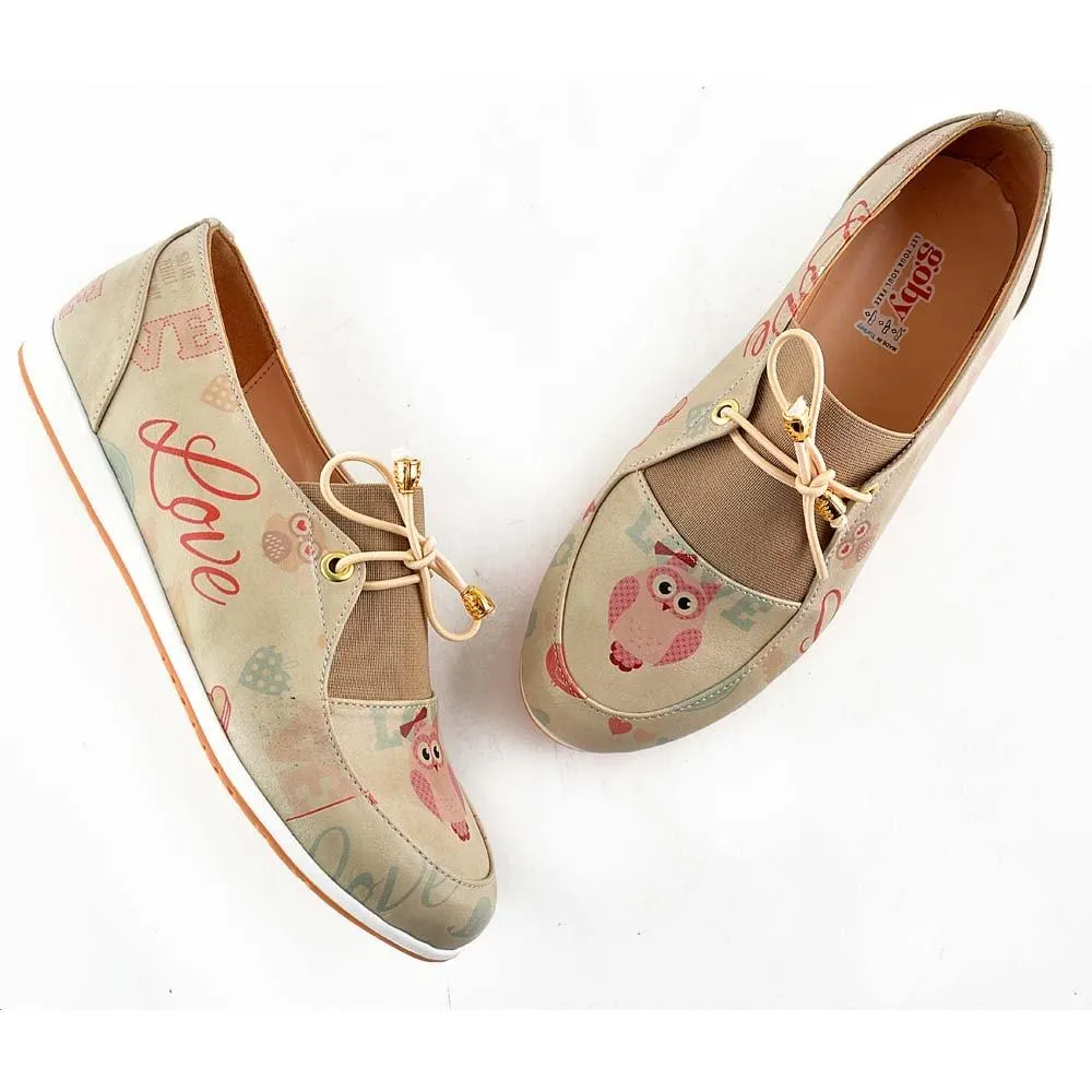 Owl and Love Ballerinas Shoes OMR7309