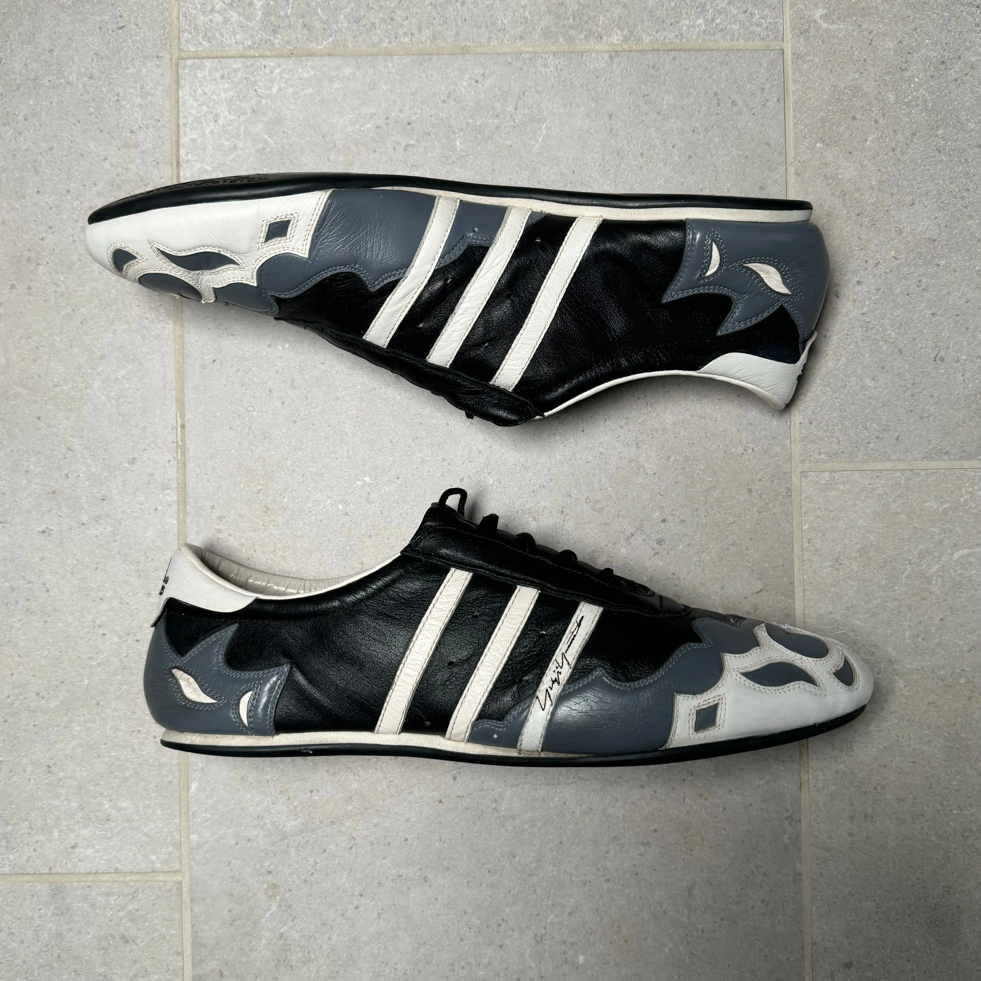 Yohji Yamamoto SS2002 Black/Gray/White Sneakers